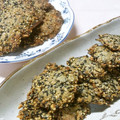 のんのんSTELLA's cooksnap of when they made 水煮豆とごまの薄焼き煎餅.