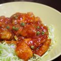 creo's cooksnap of when they made 鶏チリソース丼.