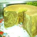 ｈａｒｕ～ｒｕ's cooksnap of when they made マーブルシフォン＊ラズベリークリーム.