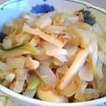 グレママ's cooksnap of when they made ちくわと玉ねぎの柚胡椒ポン酢炒め.