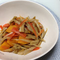 chikakaka's cooksnap of when they made ストウブでごぼうたっぷりかぼちゃの煮物.
