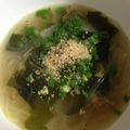 ポメちょん's cooksnap of when they made 牛肉とワカメのスープ.