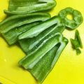 ゆきちょりん's cooksnap of when they made 無駄なし♪ピーマンのきり方♪.