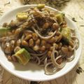 miyuki12's cooksnap of when they made ネバトロ☆アボカド冷やし蕎麦.