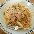 キラキラ726's cooksnap of when they made ごぼうときのこの秋パスタ.
