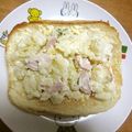 Match's cooksnap of when they made 次の朝のお楽しみ♡ポテサラトースト.