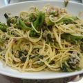luina's cooksnap of when they made 菜の花＆ツナの梅しそスパゲッティ.