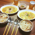 LEiCA2001's cooksnap of when they made 鶏スープで炊く　至福の炊き込みご飯.