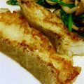 riszal's cooksnap of when they made タラのムニエル＊ガーリックバターソース.