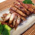 senayan's cooksnap of when they made 豚バラのごぼう＆ネギ巻き.