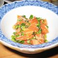 pandyda's cooksnap of when they made 超簡単！やみつき刺身のごま油和え♪.