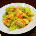 えみり0724's cooksnap of when they made ♪えびといんげんのマヨ炒め♪.