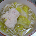 ちょんこ's cooksnap of when they made 白菜ときのこと生姜のポカポカおうどん。.
