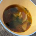 run※'s cooksnap of when they made 新たまねぎ＆水菜たっぷりのお味噌汁.