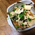 yanghwang's cooksnap of when they made カイワレ大根とささみのお通し.