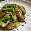kebeibiko's cooksnap of when they made 牡蠣と九条ねぎのバター醤油ソテー.