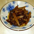 RYOKO0808's cooksnap of when they made 牛肉とごぼうの炒め煮.
