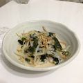 ari522♪'s cooksnap of when they made ☆モヤシとワカメのすり胡麻マヨ和え★.