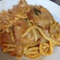 nocnac's cooksnap of when they made 簡単ほんのりピリ辛☆焼うどん.