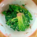 ぐうちょきるりこ's cooksnap of when they made ダブル胡麻を使ったほうれん草のごま和え.