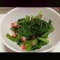 ♥れみちん♥'s cooksnap of when they made ほうれん草とカニカマ.