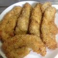yuntako's cooksnap of when they made 鶏ささみの白ごまフライ☆特製チーズソース.