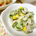 tocchilove's cooksnap of when they made きゅうりのツナマヨあえ.