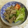 sugilove's cooksnap of when they made 豚コマみそ生姜焼き.
