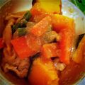 みきぴょ's cooksnap of when they made カボチャと豚肉の生姜ゴマ味噌煮.