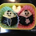 ゆいなつママ's cooksnap of when they made キャラ弁　ひな祭り.