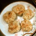 losthvn11's cooksnap of when they made 皮も手作り「海老ニラ饅頭」.