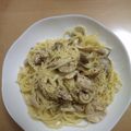 ryopprin's cooksnap of when they made 鶏肉ときのこのクリームパスタ.