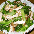マダムG's cooksnap of when they made ★小松菜としめじのだし醤油和え★.