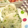 おりおん's cooksnap of when they made ルッコラおにぎり　★私のいちおし★.