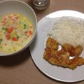 得能嫁's cooksnap of when they made 時短☆簡単ＭＩＸベジでホットミルクスープ.