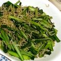 mamishira's cooksnap of when they made 10分で完成♪小松菜&ジャコ炒め.