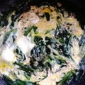 お料理が苦手's cooksnap of when they made 優しい味！ほうれん草の卵とじ♪.