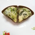 ゆか、's cooksnap of when they made 子供のおやつに☆ほうれん草蒸しパン.