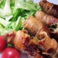 ariatowa's cooksnap of when they made 千切り長芋の豚肉巻き.