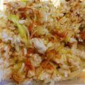 ｈｉｍａｃｏ's cooksnap of when they made コンビーフとキャベツごはん.