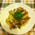 Hanちゃん's cooksnap of when they made 豚肉と長芋の甘酢炒め.
