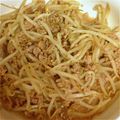 akomakko's cooksnap of when they made ☆簡単☆もやしと豚挽き肉の味噌炒め.