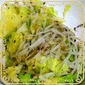 ティラノ〜's cooksnap of when they made キャベツともやしのゆかりあえ.