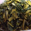 aoihane's cooksnap of when they made 大根の葉☆ピリ辛炒め.