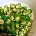 mamishira's cooksnap of when they made オクラの胡麻和え.