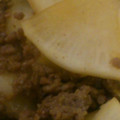 tonman's cooksnap of when they made 挽肉と大根の酢炒め☆.