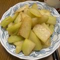ユキポン43's cooksnap of when they made 手が止まらない はやとうり炒め.