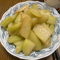 ユキポン43's cooksnap of when they made 手が止まらない はやとうり炒め.