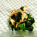 ふたごのおかん's cooksnap of when they made ささみとワカメの梅和え☆.