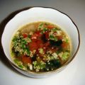 kya's cooksnap of when they made 即席！プチトマトのワカメスープ.